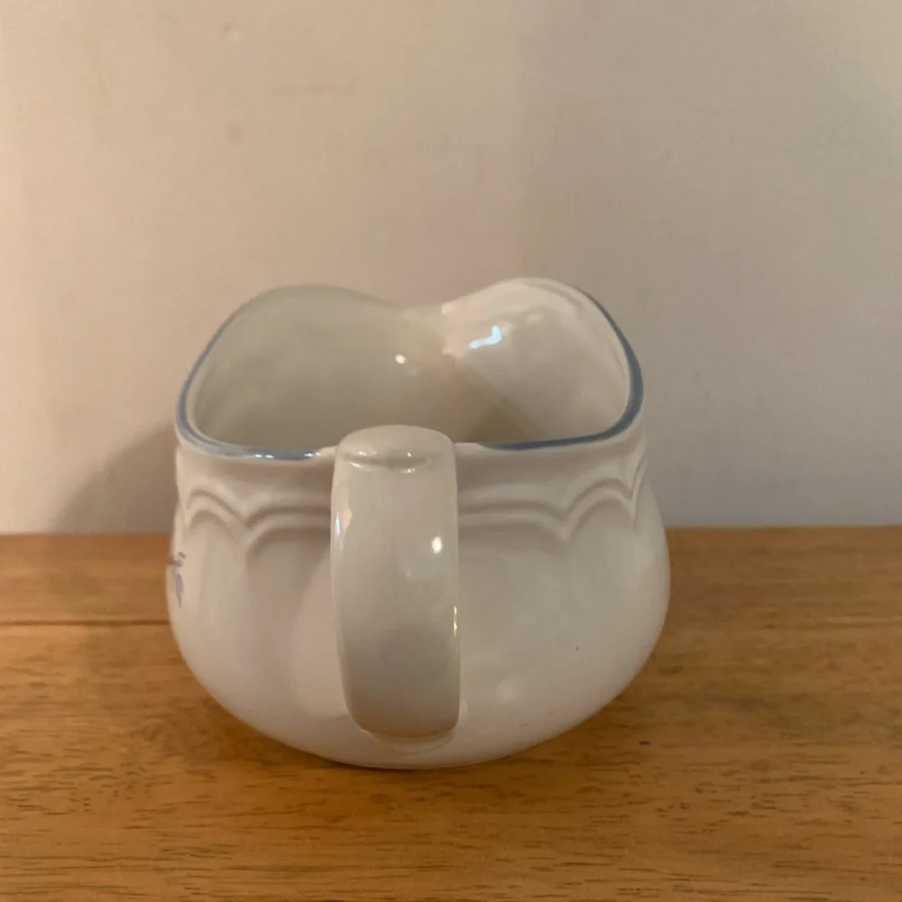 Cordella Blue Bonet Large Gravy Boat Stoneware Collection Vintage